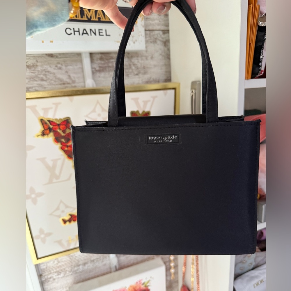 Kate Spade Small Black Tote Bag